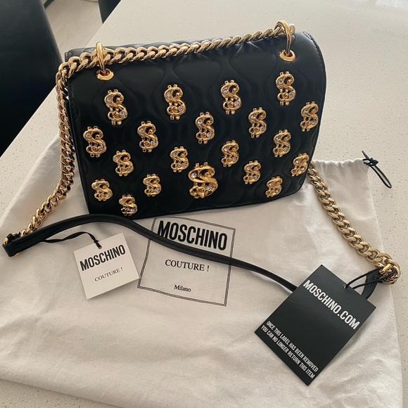 Moschino Handbags - 🔥Host Pick🔥Moschino Couture Dollar Studs Purse